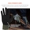 Ergodyne ANSI A4 Nitrile Coated CR Gloves, Green, Size L, PR 7042 - alternate 5